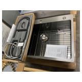 33" Dual Mount All In One Kitchen Sink