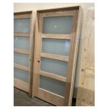 36" x 80" RH 4-Lite White Cedar Interior Door