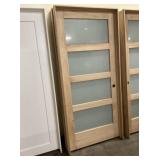 36" x 80" LH 4-Lite White Cedar Interior Door