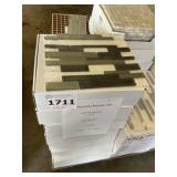 12" x 12" Black Diamonds Mosaic Tile x 63 pcs