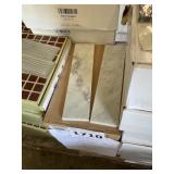 12" x 3" Carrara White Marble TIle x 5 boxes