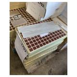 16" x 3" Dunes Dusk Glas Mosaic Tile x 6 Boxes