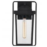 Ashley 1-Bulb Wall Lantern in Black x 2