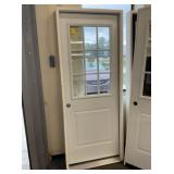 32" x 80" RH Steel HV 9-Lite Exterior Door