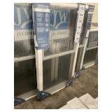 Jeld-Wenï¿½ 28-1/4" x 54" Dbl. Hung Vinyl Window x2