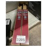 28"-48" Bronze Room Darkening Drapery Rod x4