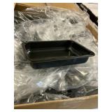 Case Of 368 Black Plastic Trays