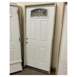 36" x 80" RH Steel Craftsman Style Exterior Door