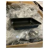 Case Of 368 Black Plastic Trays x2