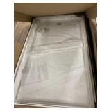 36" x 60" LH White Composite Shower Base