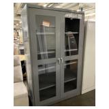 24" x 78" Gray Cabinet
