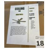 Honeywell 52" 5-Blade Ceiling Fan x 2