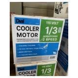 Dial Cooler Motor 115V - 1/3 Horsepower - 2 Speed
