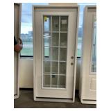 36" x 80" LH Steel FV 15-Lite Exterior Door
