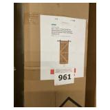 32" x 84" Walnut Bifold Barn Door Kit