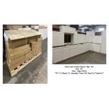 R-T-A 15pc.Silvercreek Aspen White 42" Kitchen