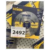 Irwinï¿½ 7-1/4" Specialty Vinyl Siding Blades x2
