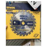 Irwinï¿½ 6-1/2" 24T Carbide Tipped Saw Blades x 3