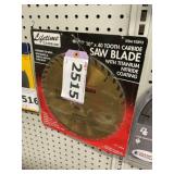 Lifetime Carbideï¿½ 10" 40T Saw Blade