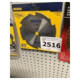 Irwinï¿½ 7-1/4" Carbide Tipped Fiber Cement Blade x2
