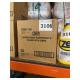 1 Gallon ZEP Antibacterial Disinfectant x4