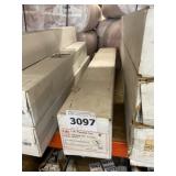 4" x 36" White Fluted Picket Rail Kit