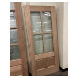 36" x 80" Mahogany 3/4 View Door Slab