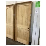 32" x 80" LH Pine 2-Panel Arch Top Interior Door