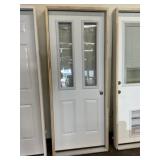 32" x 80" LH Steel Twin-Lite Exterior Door