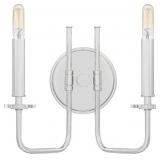 Ashley 2-Bulb Wall Sconce in Nickel x 3