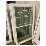 35-1/2" x 59-1/2" White Vinyl  Windows x 2