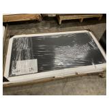 60" x 32" Black Lo-Pro Linear Shower Base