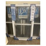 Jeld-Wenï¿½ 30-1/4" x 54" Dbl. Hung Vinyl Window x 2