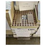 6" x 3" Milano Cioccolato Glass Tile x 5 boxes
