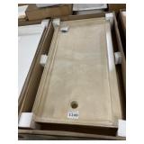 32" x 60" LH Composite Shower Base