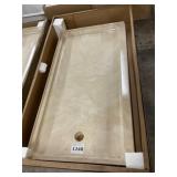 32" x 60" LH Drain Composite Shower Drain