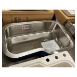 33" Stainless Steel Single Bowl Sink