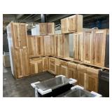 15pc. Silvercreek Hickory Shaker 42" Kitchen