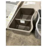 33" x 22" Undermount Composite Dbl Bowl Sink