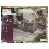 50,000 BTU Slate Propane Outdoor Fire Pit Table