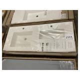 47-1/4" White Composite Vanity Top