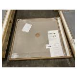 36" x 36" Aquabella Brown/Latte Shower Base