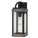 Ashley 1-Bulb Wall Lantern in Earth Black x 4