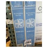Lasko Air Circulating Box Fan with Steel Body x 2