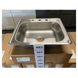 Daytonï¿½ 25" Stainless Single Bowl Drop-In Sink