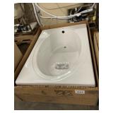 60" x 42" LH White Jacuzzi Luxury Bath