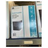 Locking Satin Black Post Mount Mailbox