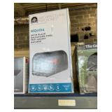 Satin Black Galvanized Steel Post Mounted Mailbox