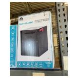 Locking Satin Black Post Mount Mailbox