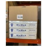 Case Of 20x25x4 Air Filters